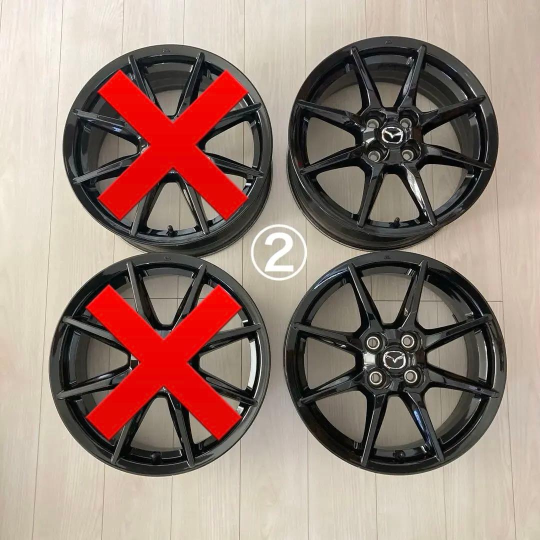 ②【美品】マツダ ND ロードスター 純正ホイール 4本セット ND5RC