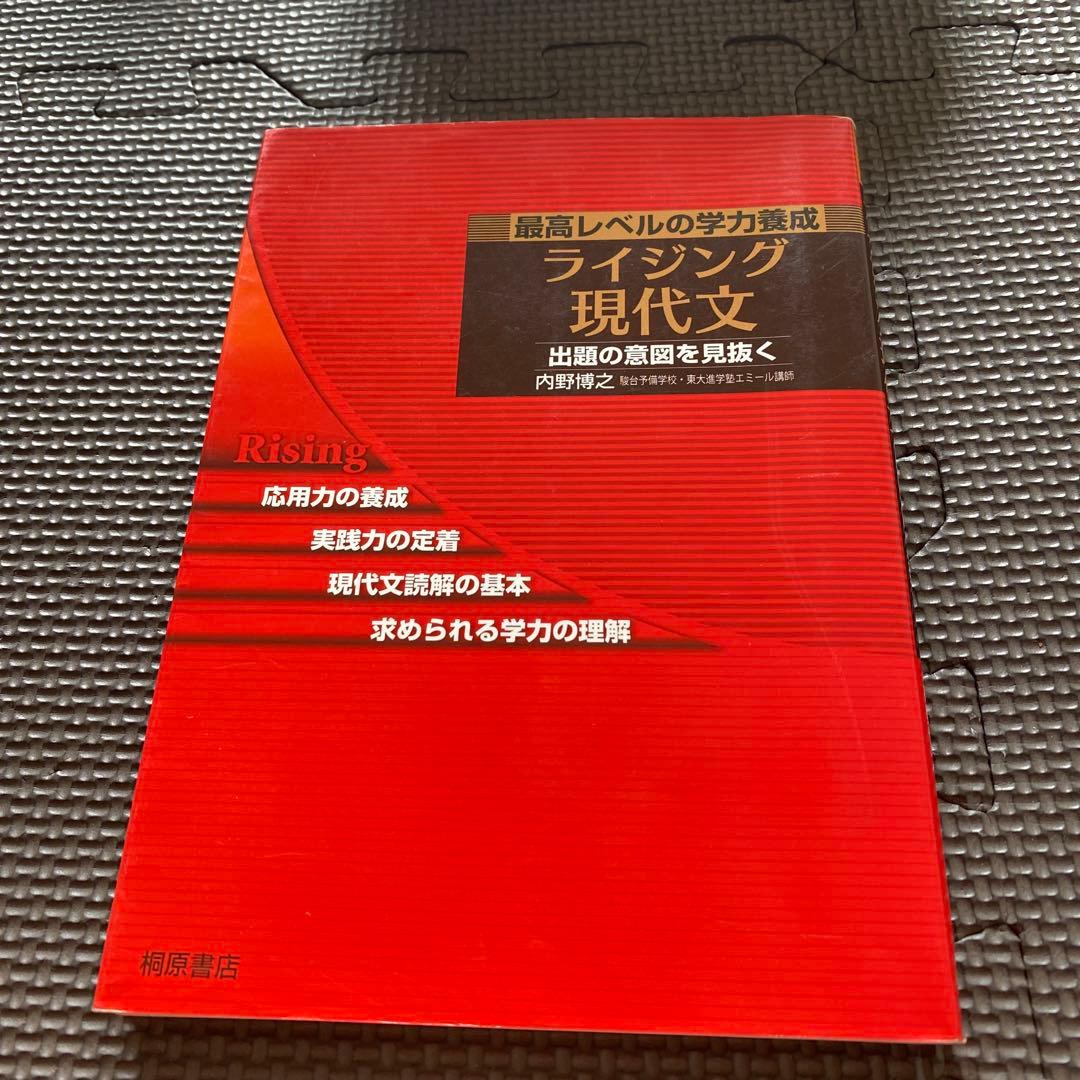 【東大現代文にオススメ】ライジング現代文 最高レベルの学力養成　内野博之駿台講師