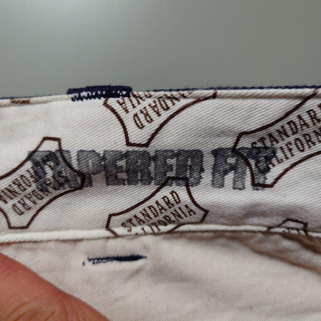 スタンダードカリフォルニア SDワークパンツ テーパード ネイビー W36