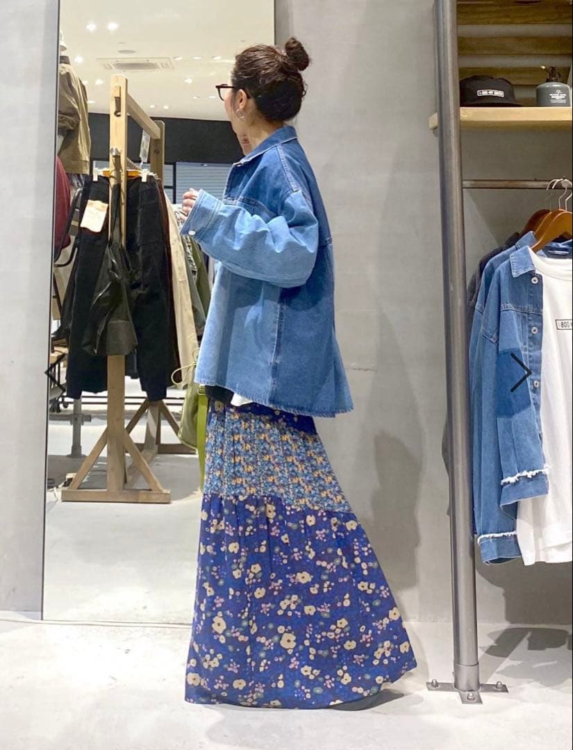 試着のみ　niko and... ハギッテデニムジャケット