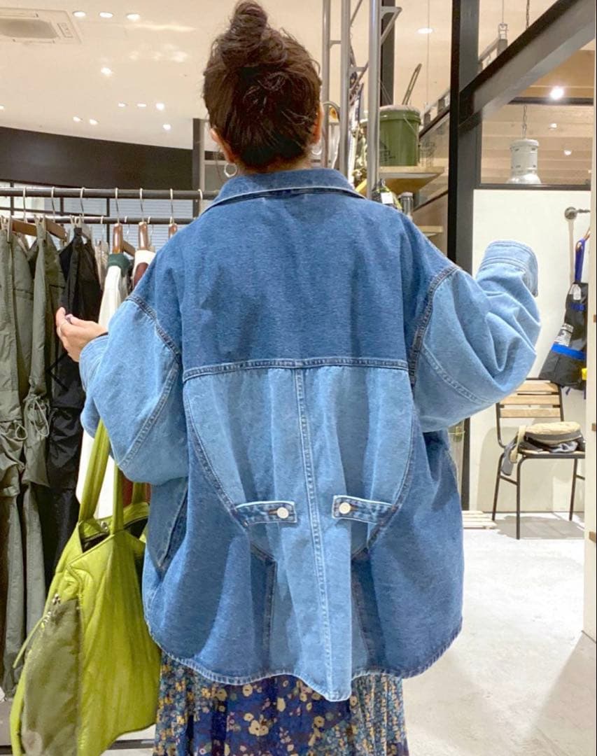 試着のみ　niko and... ハギッテデニムジャケット