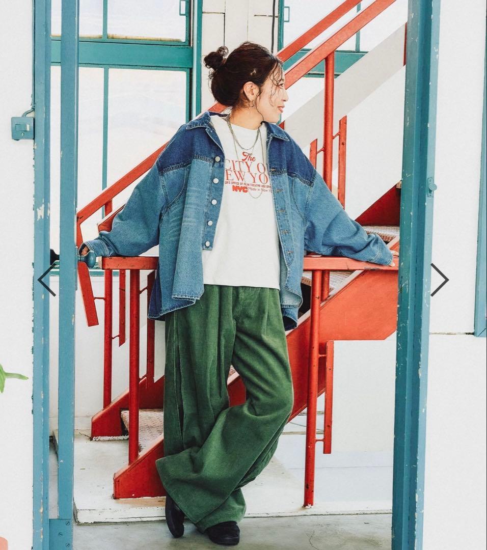 試着のみ　niko and... ハギッテデニムジャケット