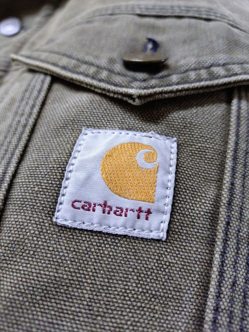90s カーハート トラッカージャケット ブランケット L JB142 ?