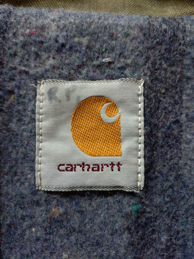 90s カーハート トラッカージャケット ブランケット L JB142 ?