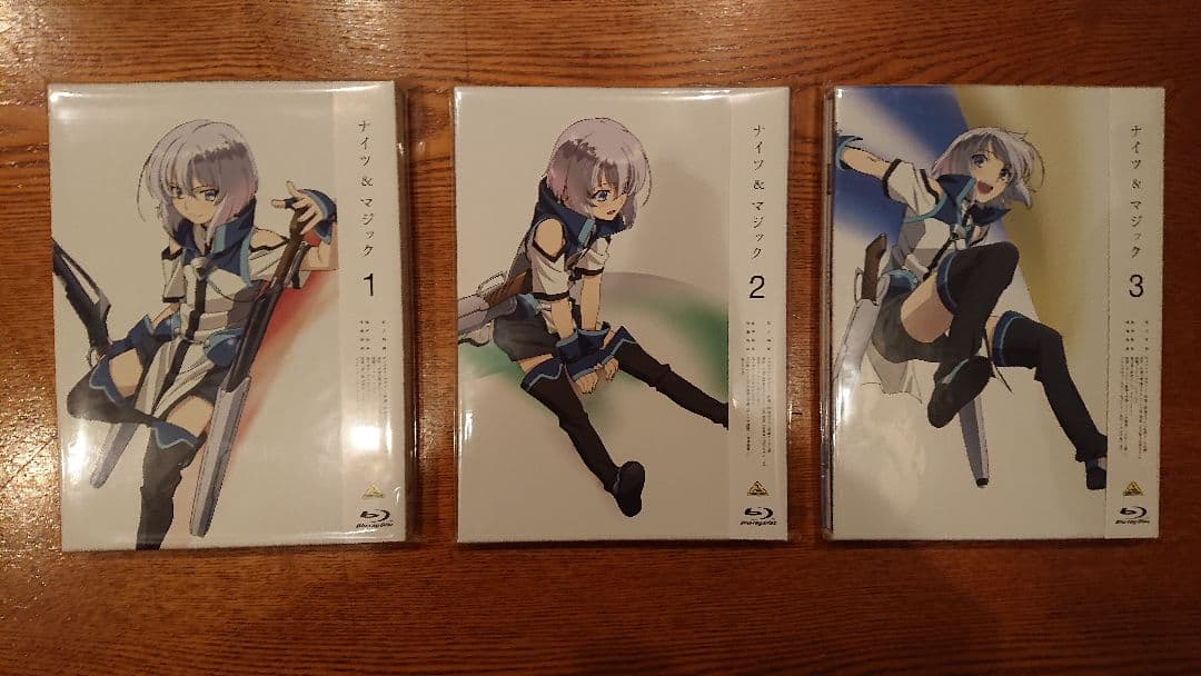 ナイツ&マジック Blu-ray 全３巻セット 全て未開封品