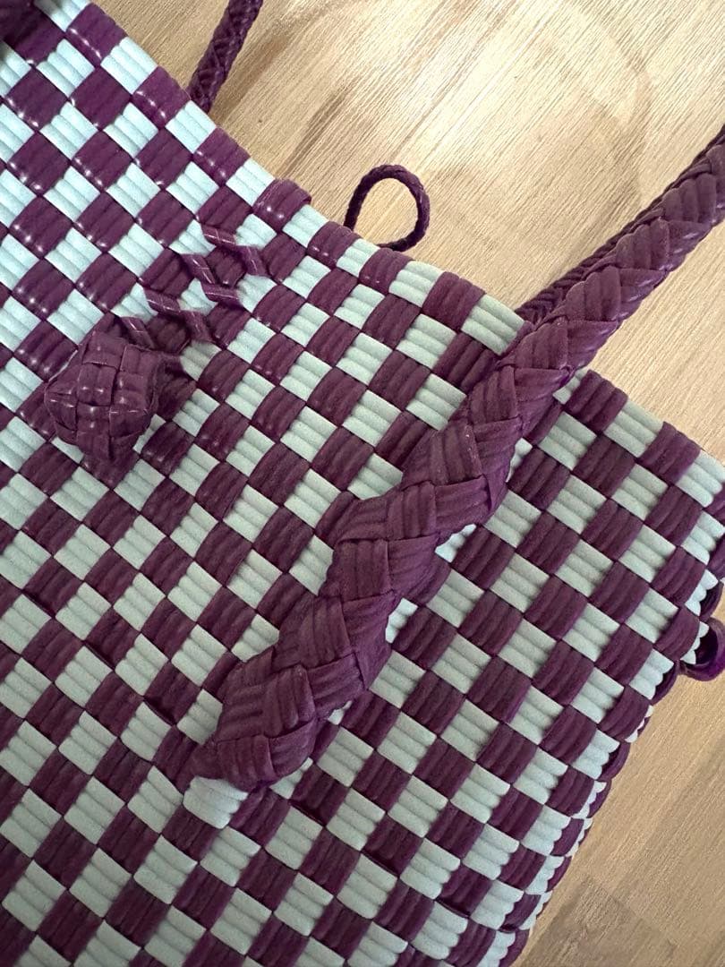 新品未使用★MEKEARISA★GUMMY BAG ・M・アジサイ