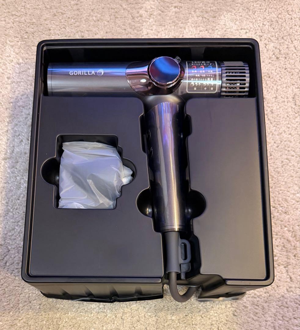 【2026年12月までメーカー保証あり】ゴリラのひとふき ドライヤー