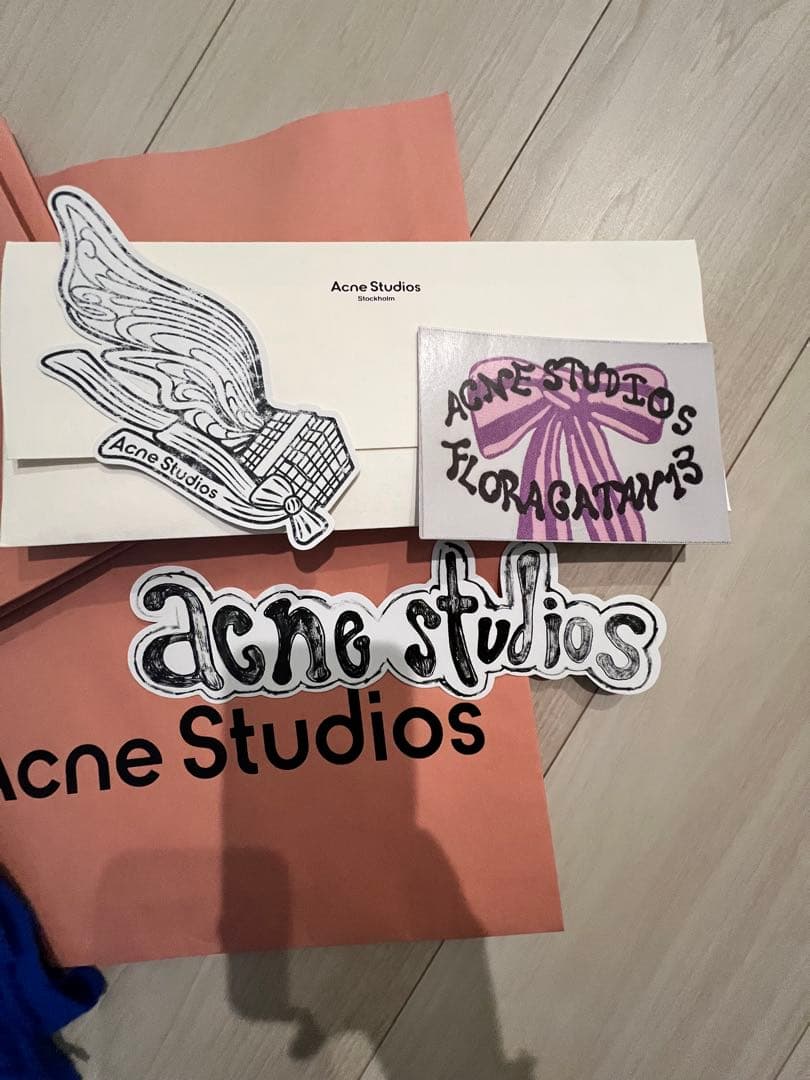 Acne Studios マフラー　ロイヤルブルー
