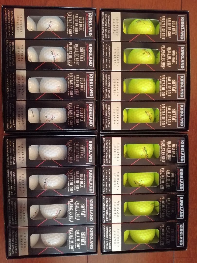 送料無料!値引なし!コストコ 新品未使用〈イエロー白〉 各2ダース計4ダース