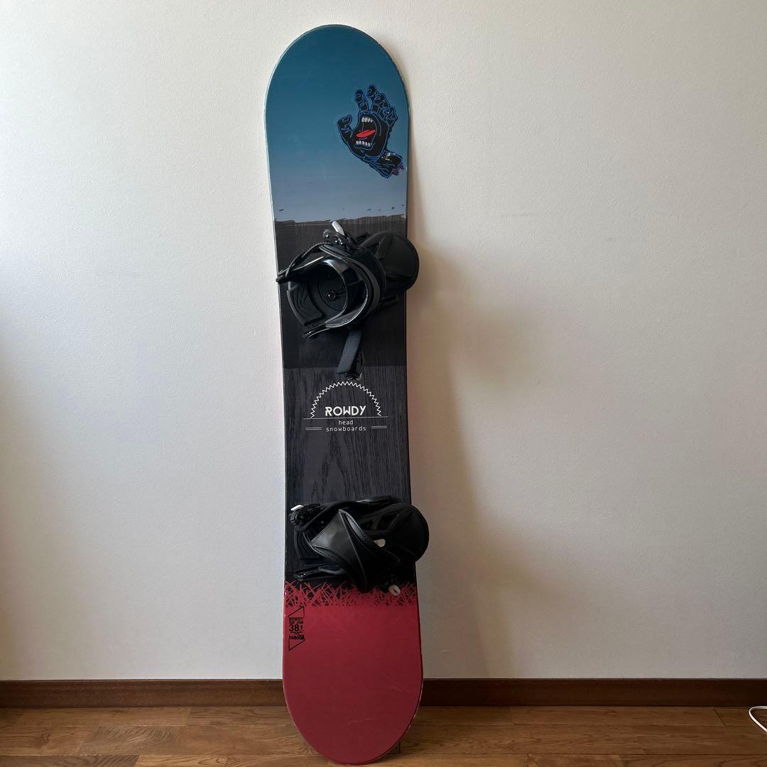 HEAD スノーボード板　キッズ　138cm ビンディング付き