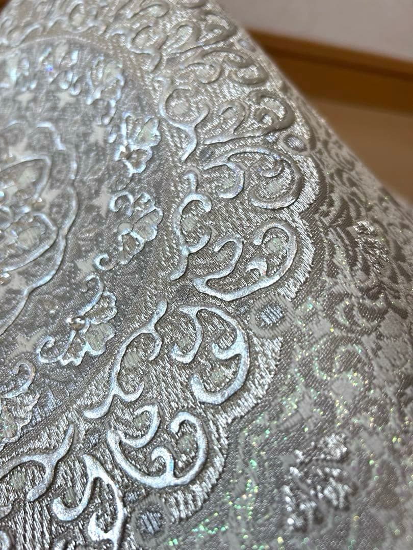 スワロフスキー 袋帯 パールトーン加工済み