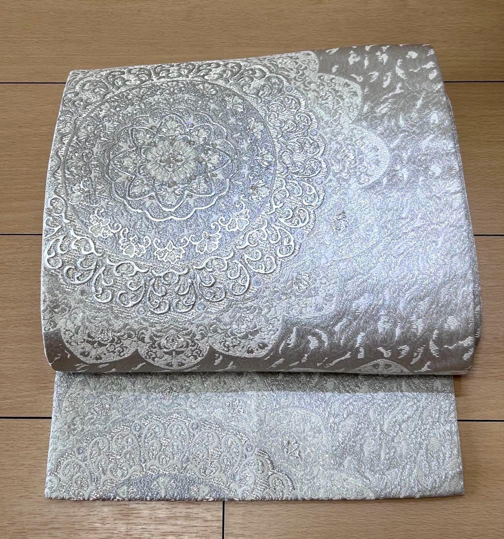 スワロフスキー 袋帯 パールトーン加工済み