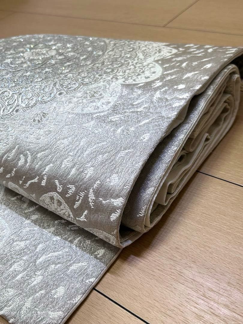 スワロフスキー 袋帯 パールトーン加工済み