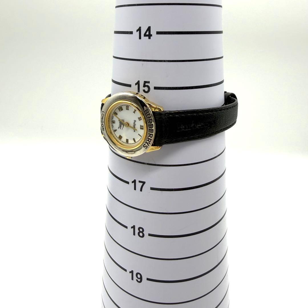 稼働品★Burberrys バーバリー 腕時計 ラウンド 4200AL ゴールド