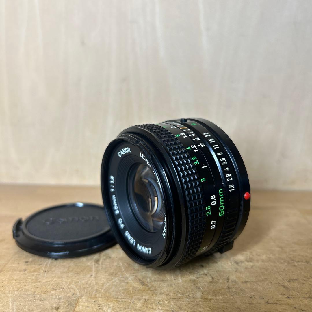 Canon AE-1 P +FD 50 f1.8 鳴きなし完動極美品