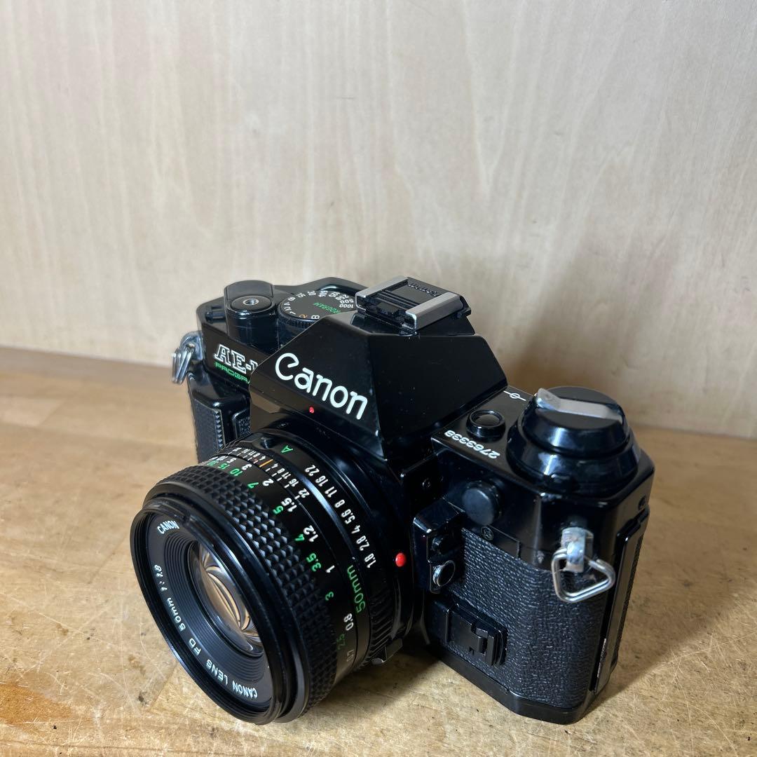 Canon AE-1 P +FD 50 f1.8 鳴きなし完動極美品