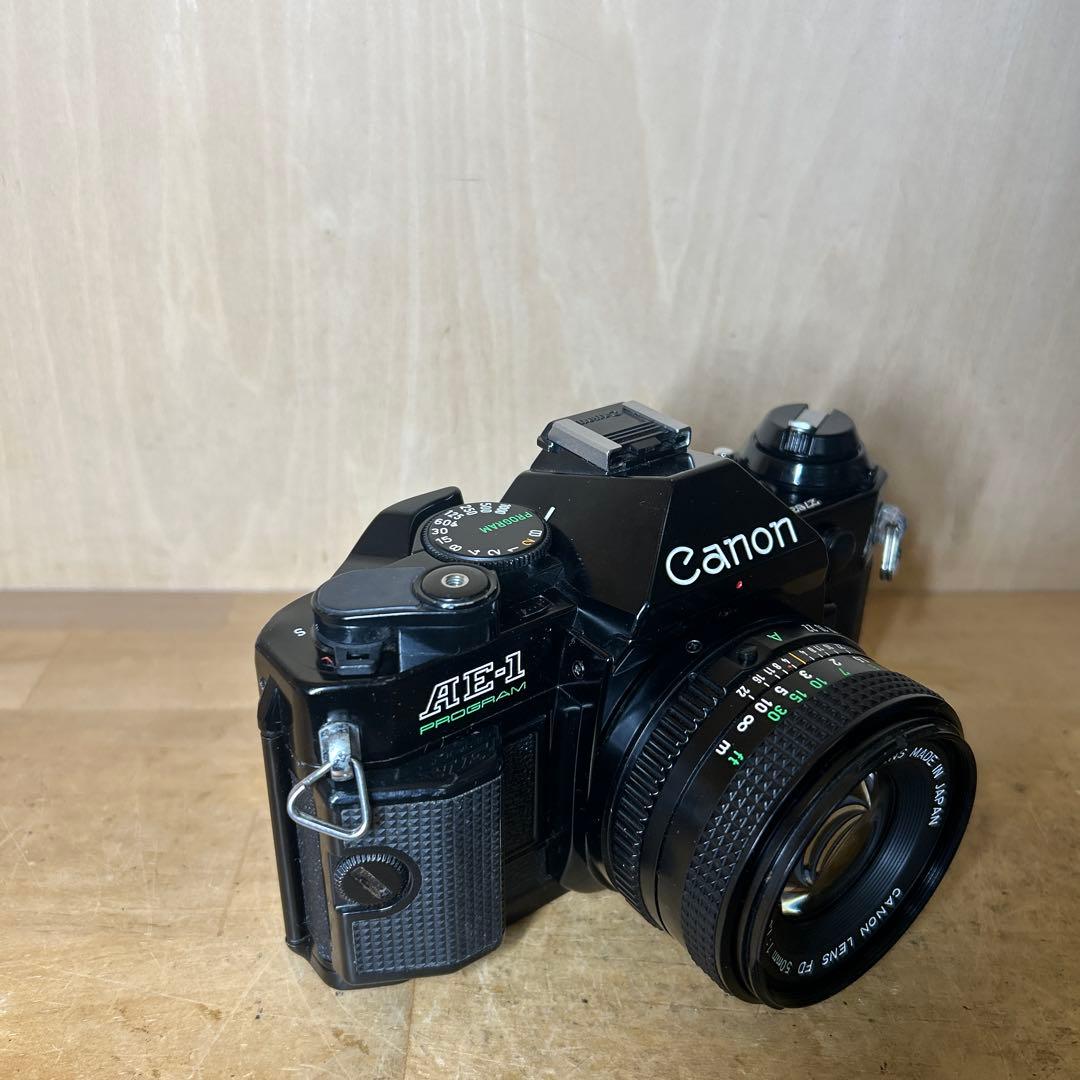 Canon AE-1 P +FD 50 f1.8 鳴きなし完動極美品