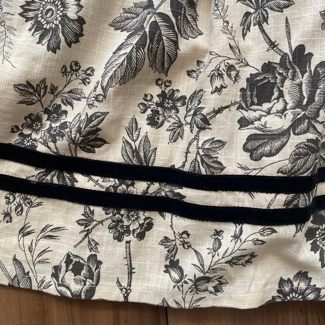 Bonjour diaryフラワープリント ワンピース 12y