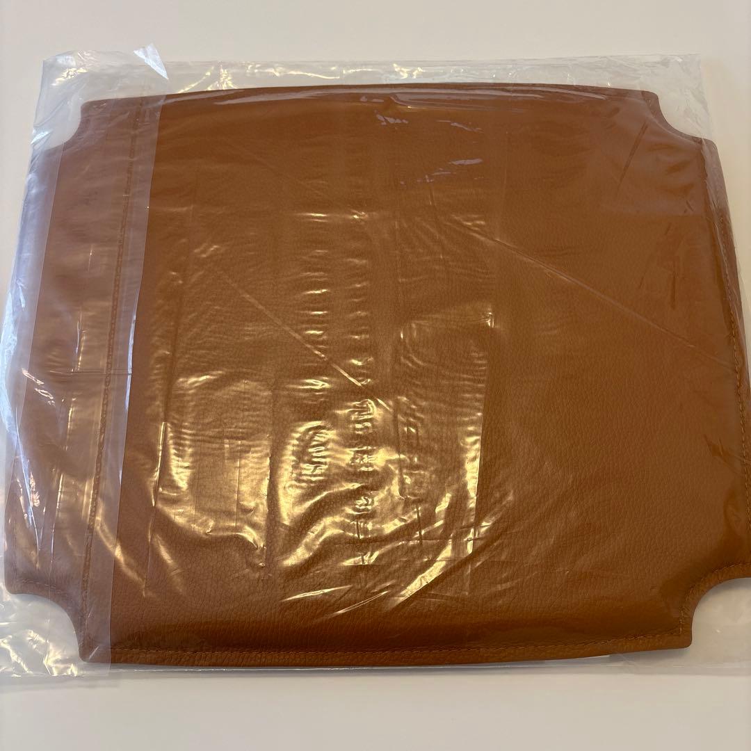 CH24 Yチェア専用 レザークッション ゴールデンブラウン