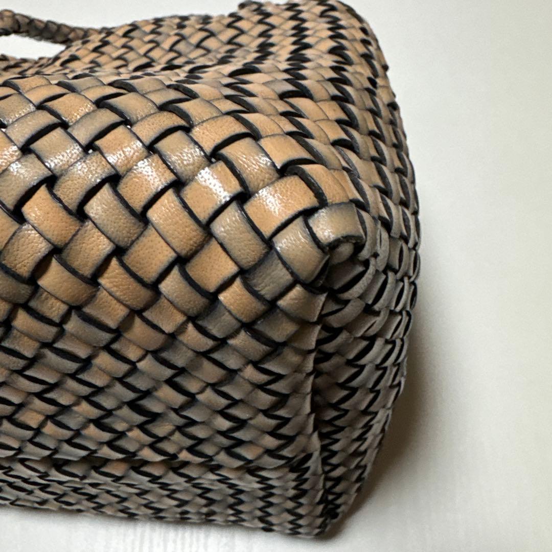 ミ*チ様 HIROFU かごバッグ 黒とベージュ