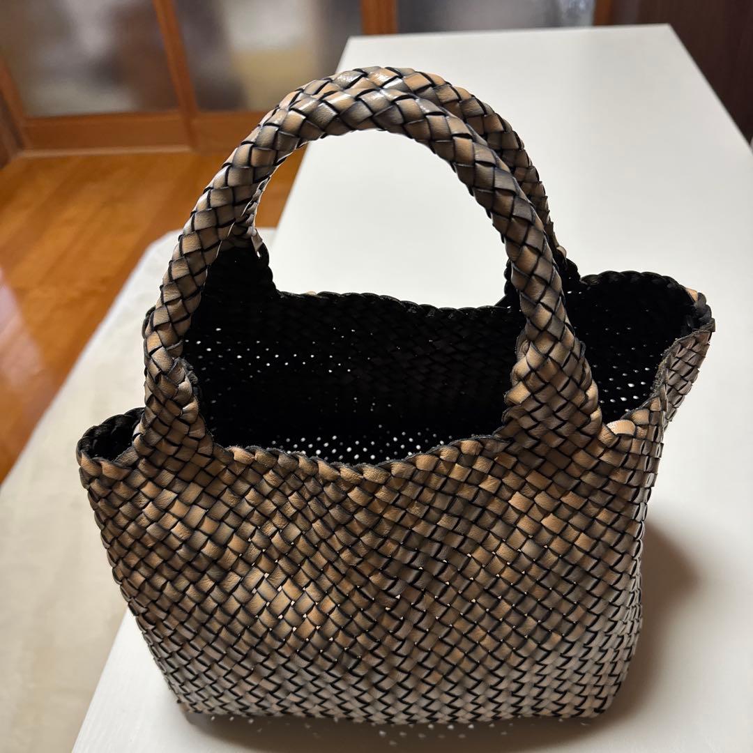 ミ*チ様 HIROFU かごバッグ 黒とベージュ