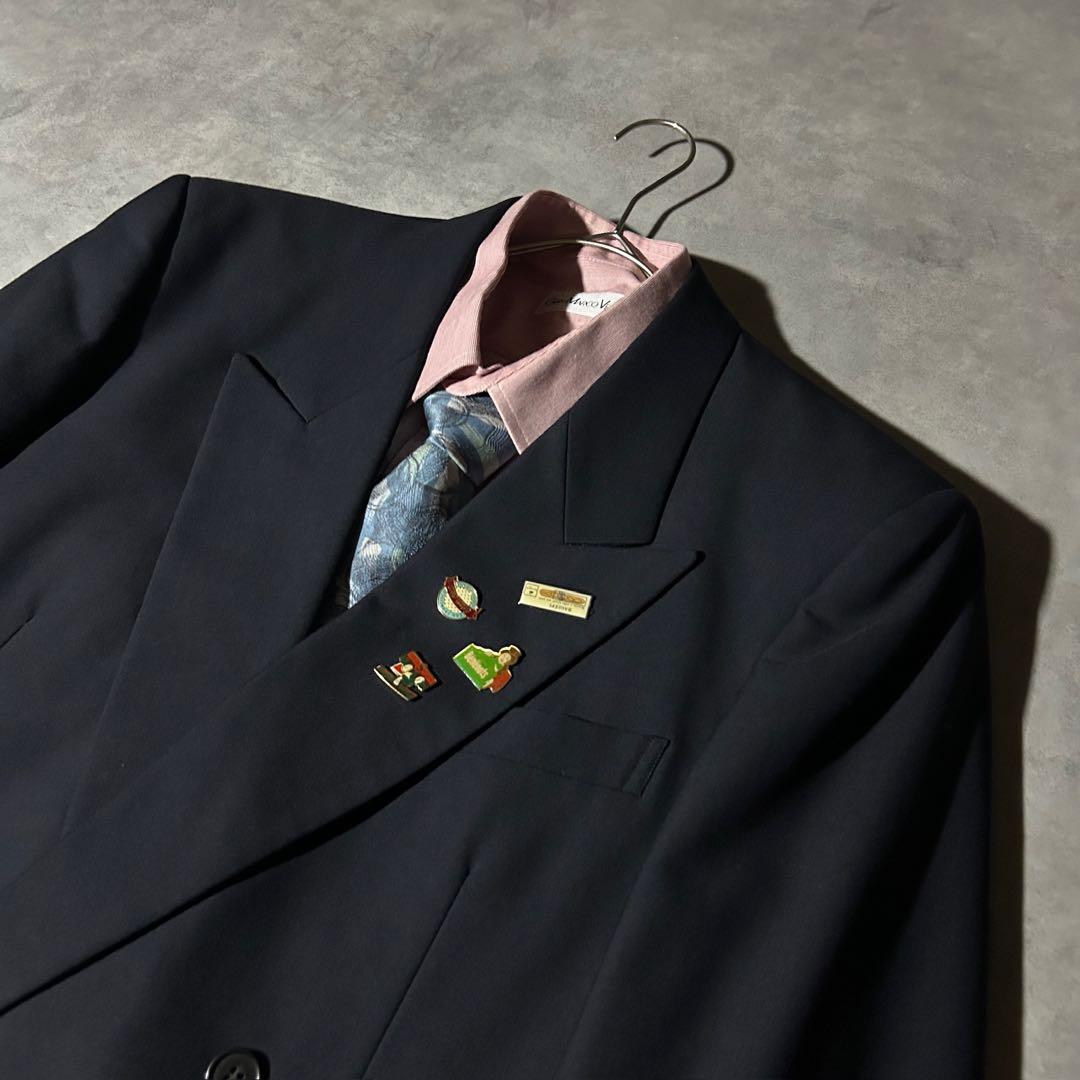 90s vintage レトロセットアップ スーツ ピンズ No.262成人式