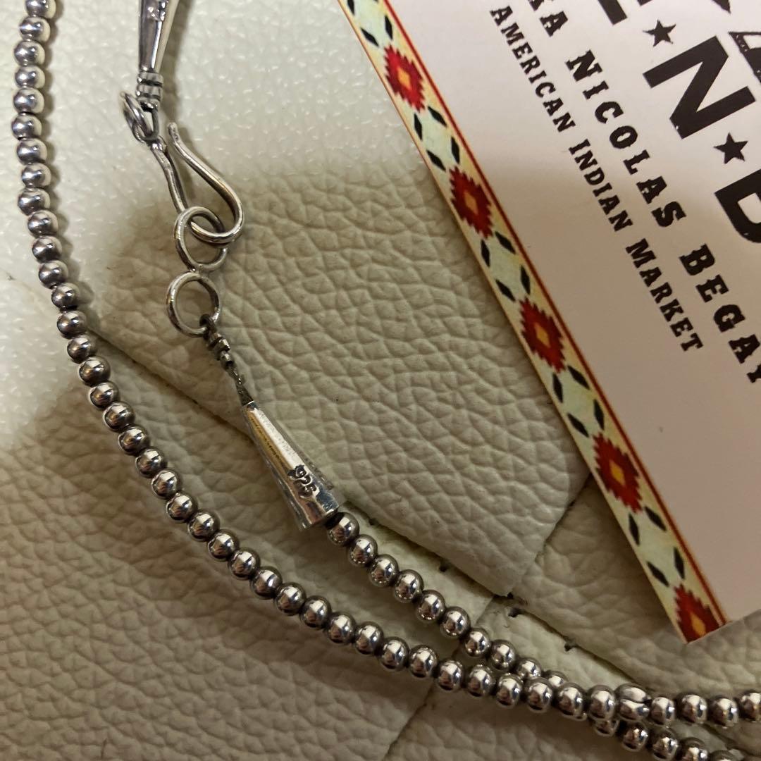 エリッカニコラスビゲイ　ナバホパール　ネックレス　ENB刻印