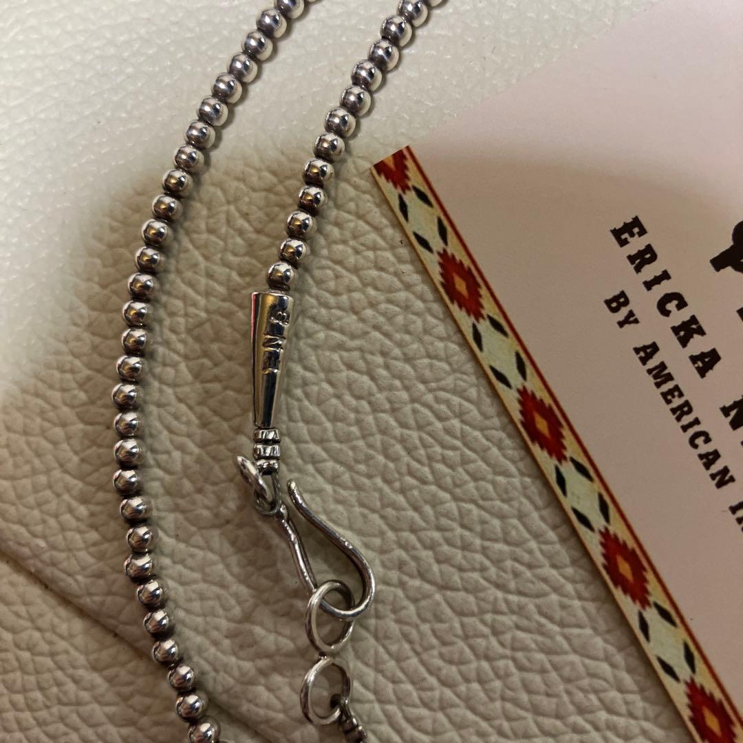 エリッカニコラスビゲイ　ナバホパール　ネックレス　ENB刻印