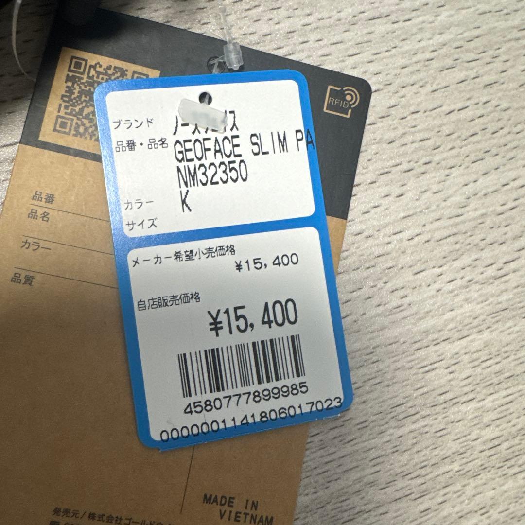 【新品未使用】THE NORTH FACE ジオフェイススリムパック ブラック