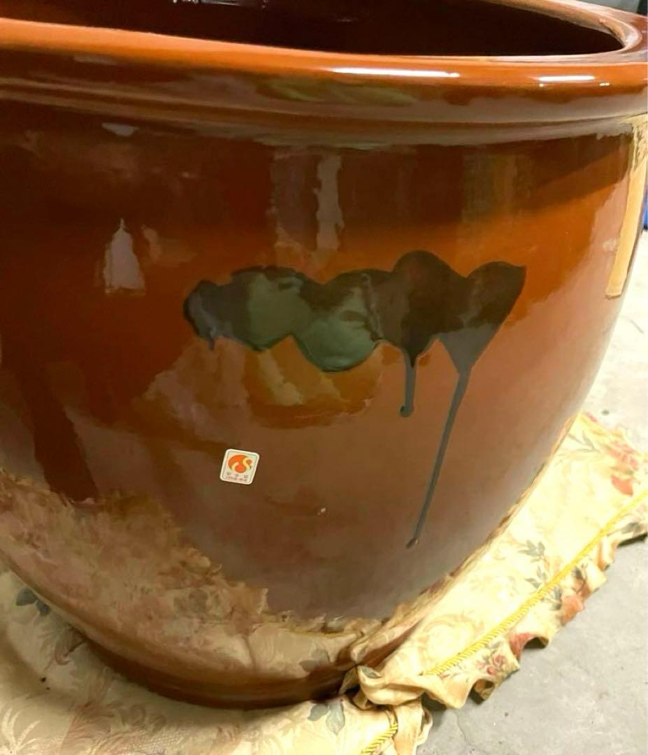 たいら窯、かめ壺、丸壺、大型、未使用、日本製