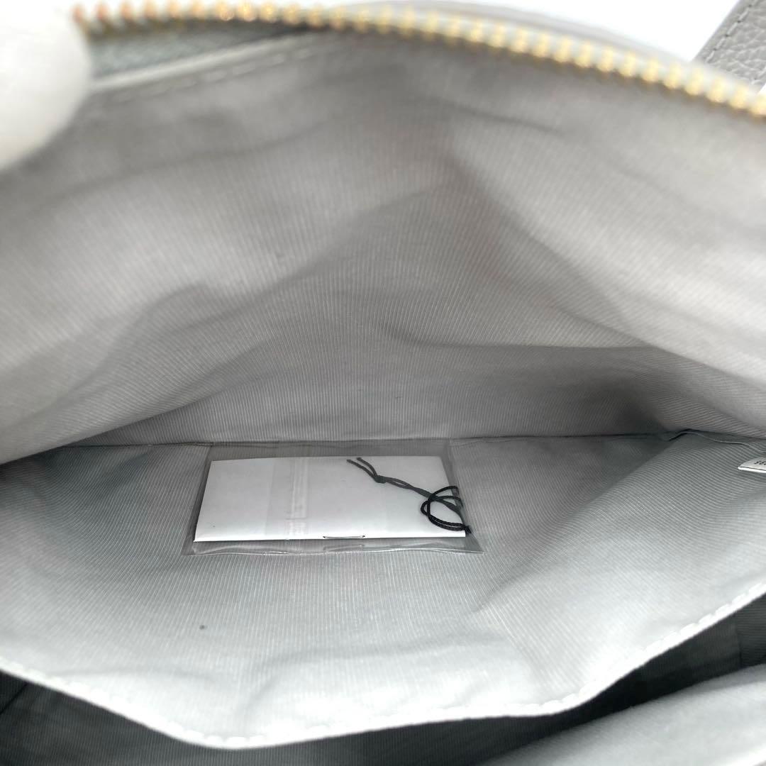 極美品✨FURLA フルラ トートバッグ レザー A4可 ライトグレー 肩掛け