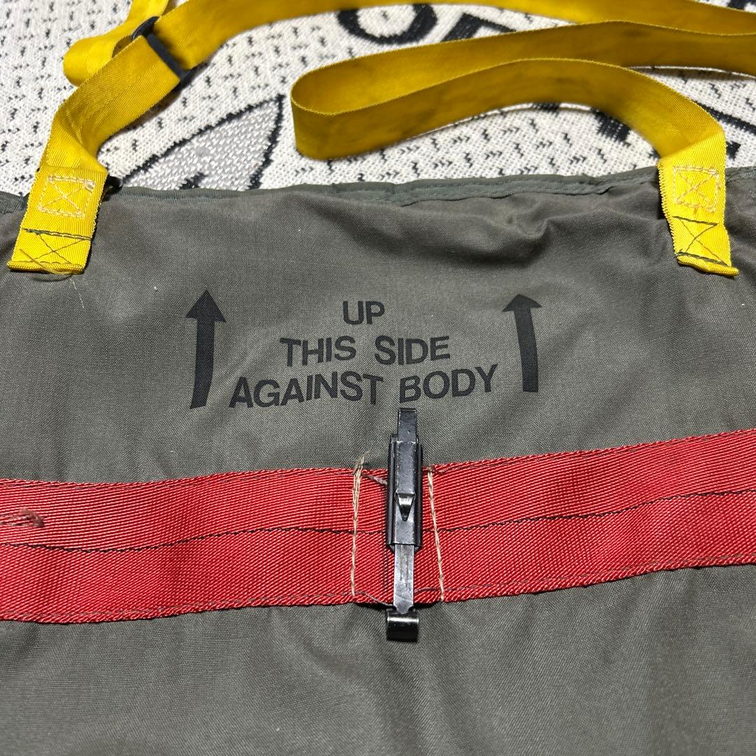 レア❗️米軍実物 ヘリコプター 救命具用 バッグ DLA-90