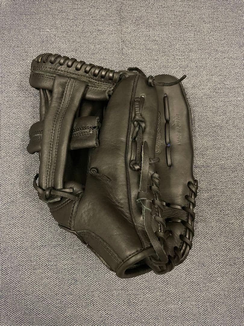 SSK 野球 軟式グローブ 一般用　大人　右投げ　グラブ　内野手　右利き　黒