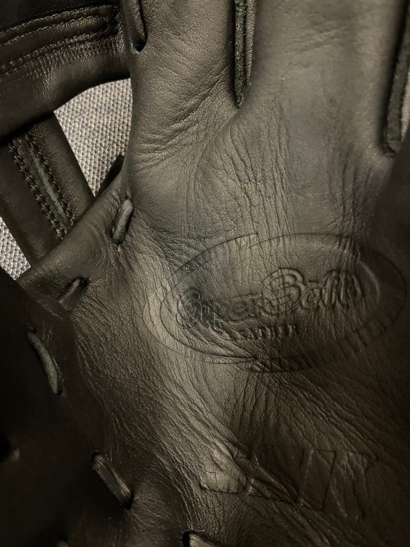 SSK 野球 軟式グローブ 一般用　大人　右投げ　グラブ　内野手　右利き　黒