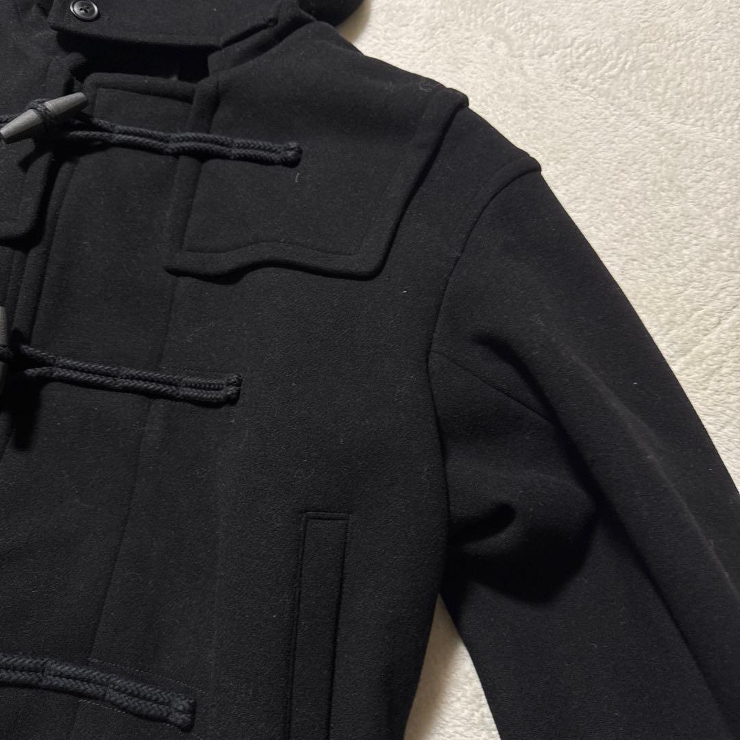 極美品 ユニクロ +j ウールオーバーサイズダッフルコート M ブラック 秋冬