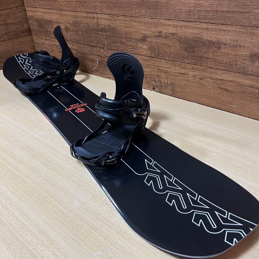 K2 ケーツー　FLUX フラックス　メンズ　スノーボード2点セット 156cm