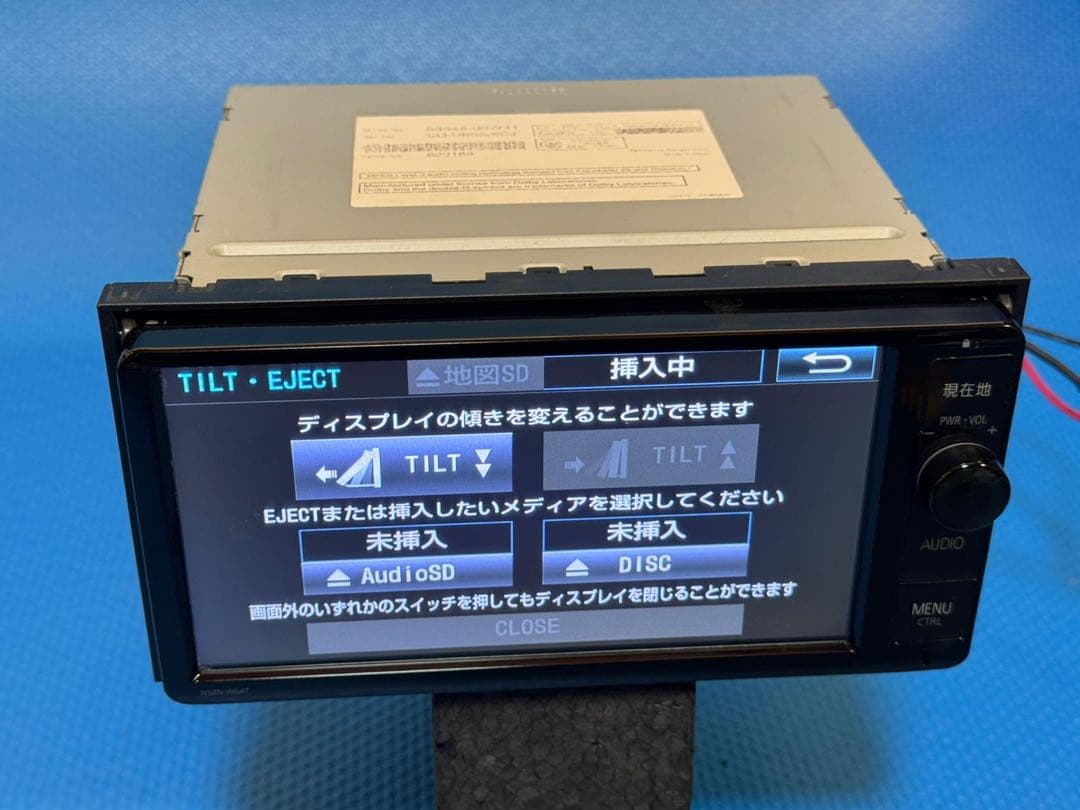 トヨタ　純正ナビ　NSZN-W64T Bluetooth/CD/DVD フルセグ