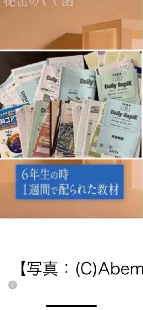 6年生 SAPIX 教材 フルセット　2025年受験用