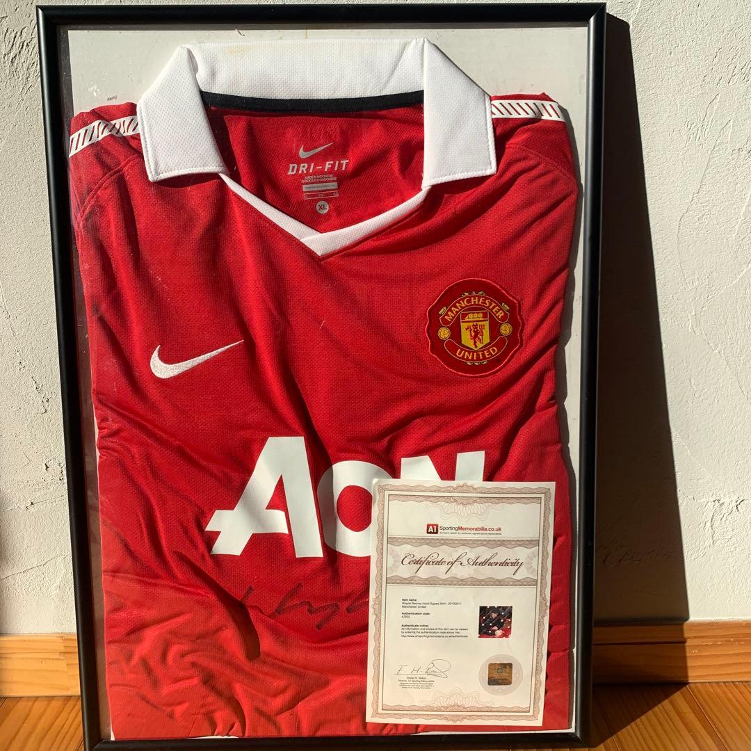 ウェイン・ルーニー サイン入りシャツ