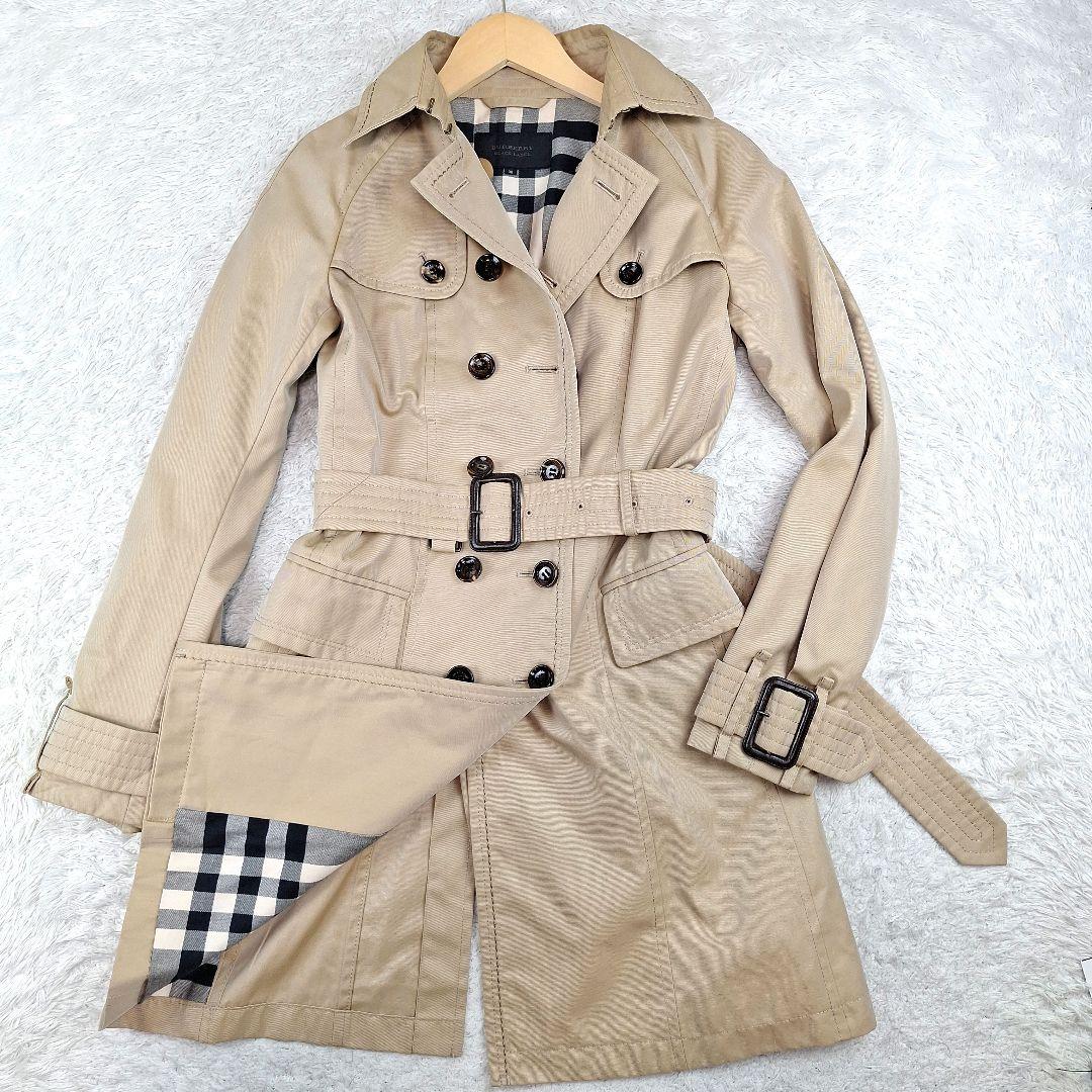 BURBERRY　ブラックレーベル　レディース　トレンチコート　ベージュ　38