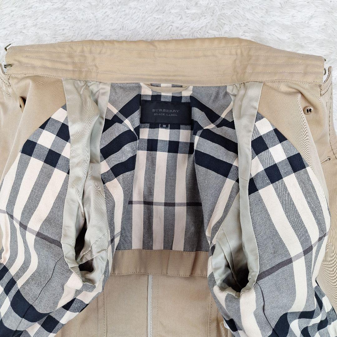 BURBERRY　ブラックレーベル　レディース　トレンチコート　ベージュ　38