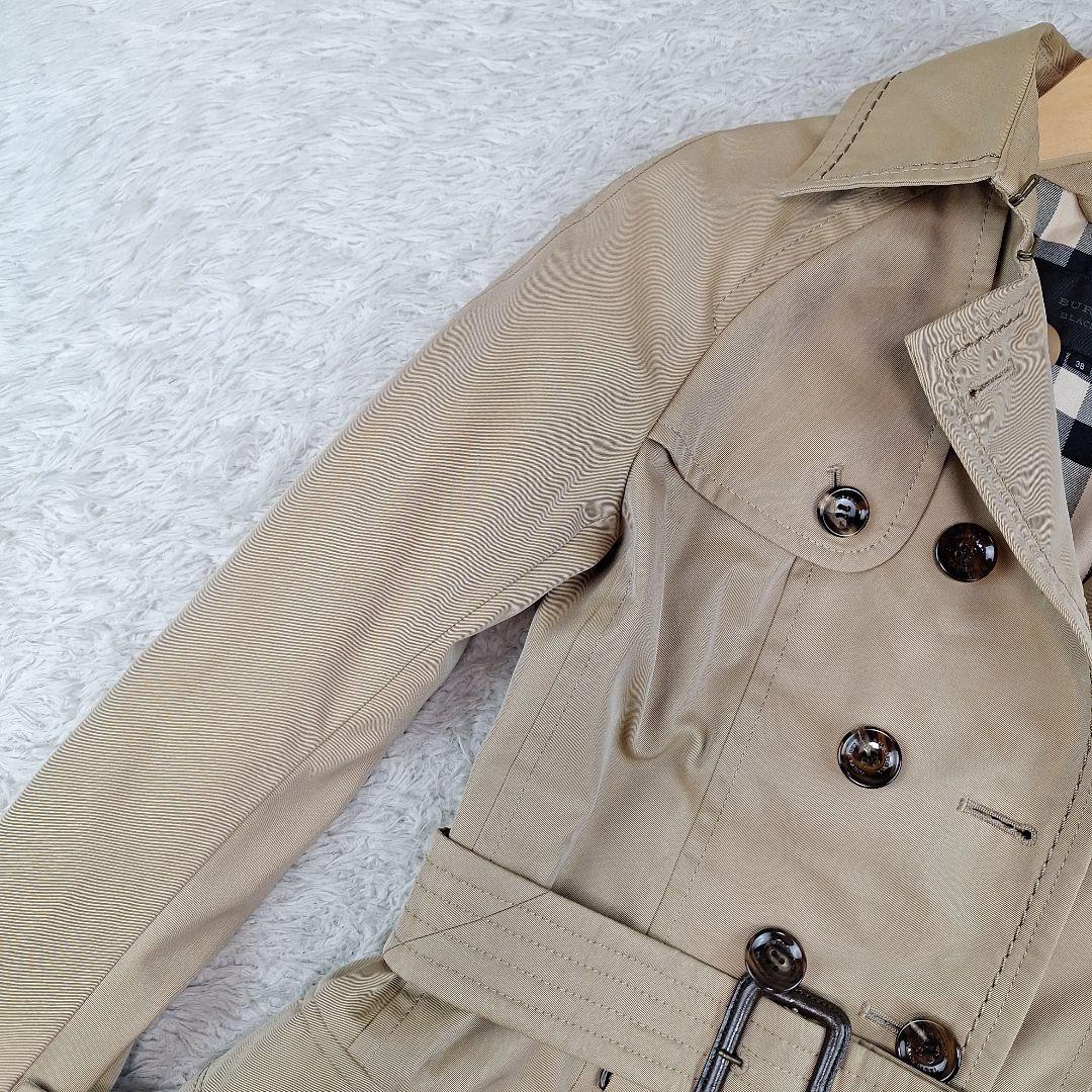 BURBERRY　ブラックレーベル　レディース　トレンチコート　ベージュ　38