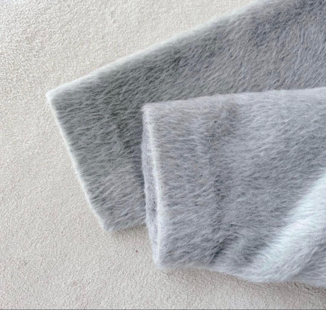 連休中値下げ　ebure エブール　希少スーリーアルパカシャギー　ロングコート