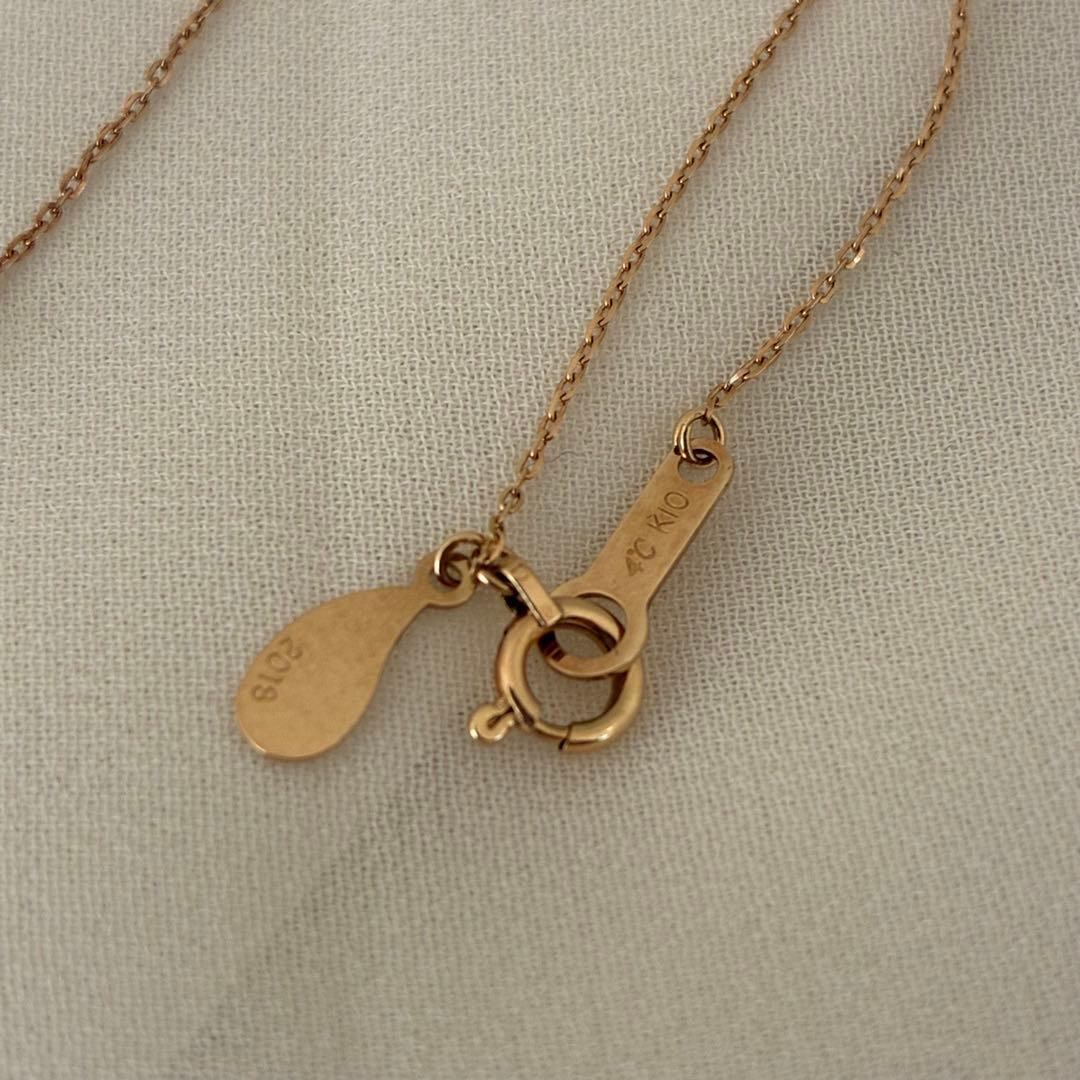 4℃ k10 ネックレス　ダイヤモンド　2018クリスマス限定