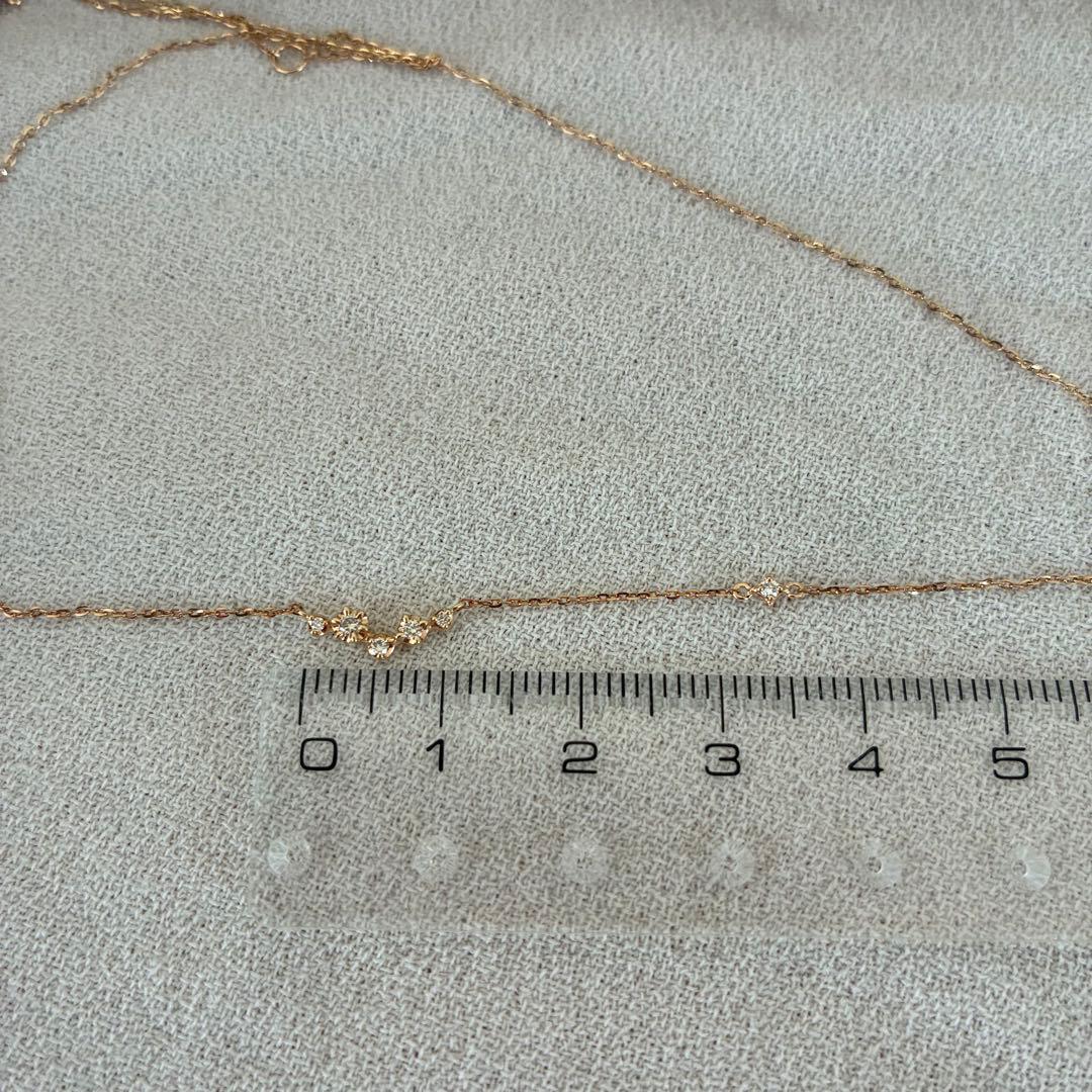 4℃ k10 ネックレス　ダイヤモンド　2018クリスマス限定