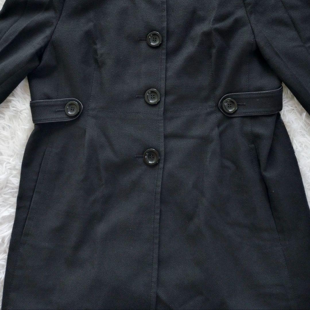 大きいサイズ 23区 ノーカラー コート ファーマル 48サイズ
