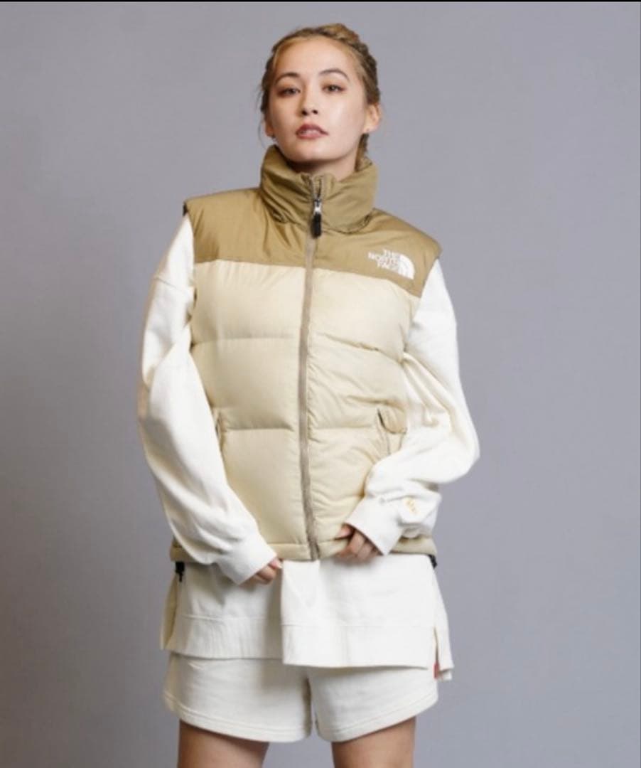 THE NORTH FACE ダウンベスト XL ベージュ