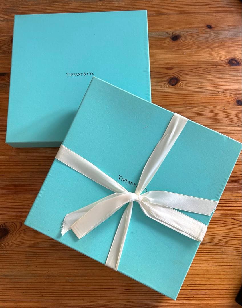 【まいまい】Tiffany & Co. リボン皿(2皿)