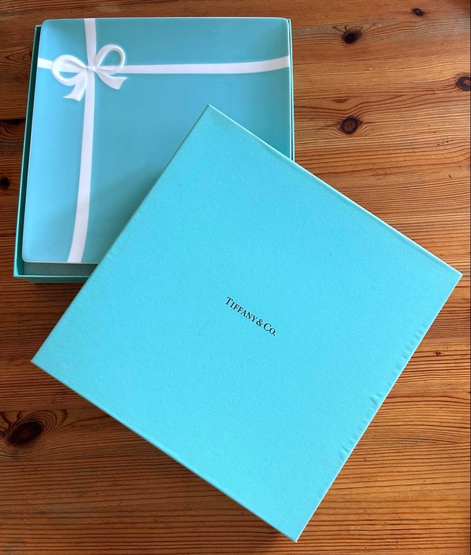 【まいまい】Tiffany & Co. リボン皿(2皿)