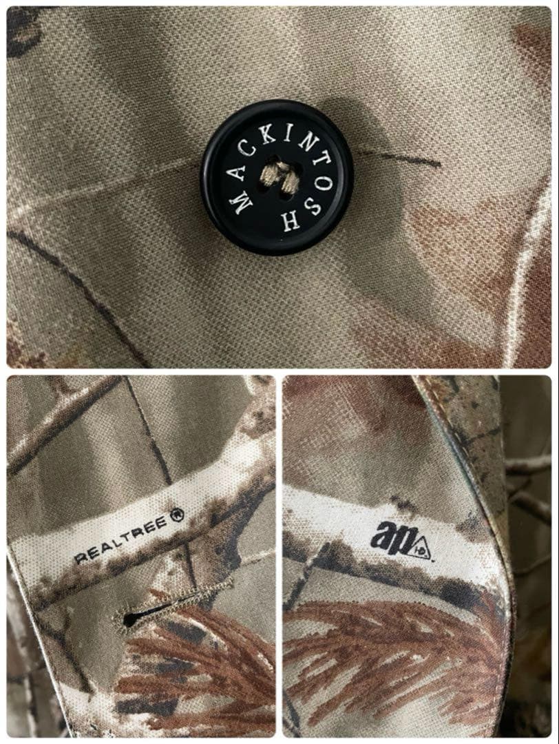 HYKE × MACKINTOSH カモフラデザインコート